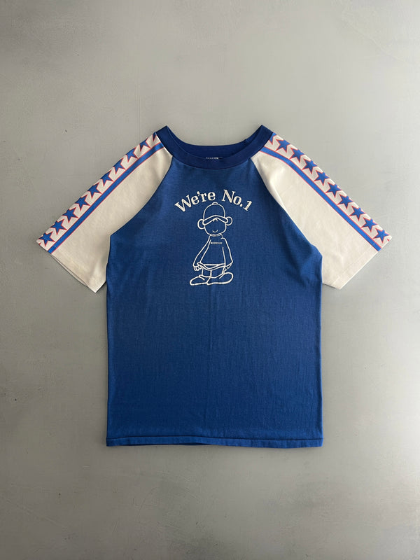 'We're No.1' Star Spangled Raglan [L]