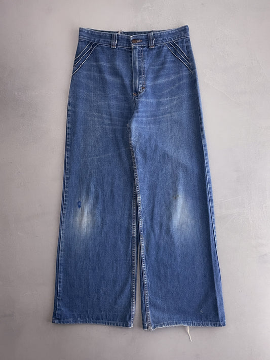 70's Mustang Denim Flares [30"]