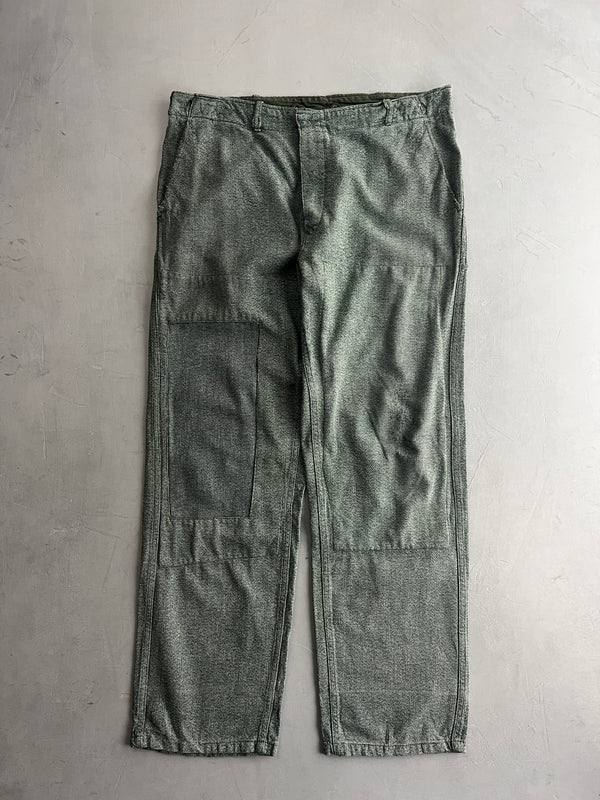 Patched Swedish Army Pants [36"]