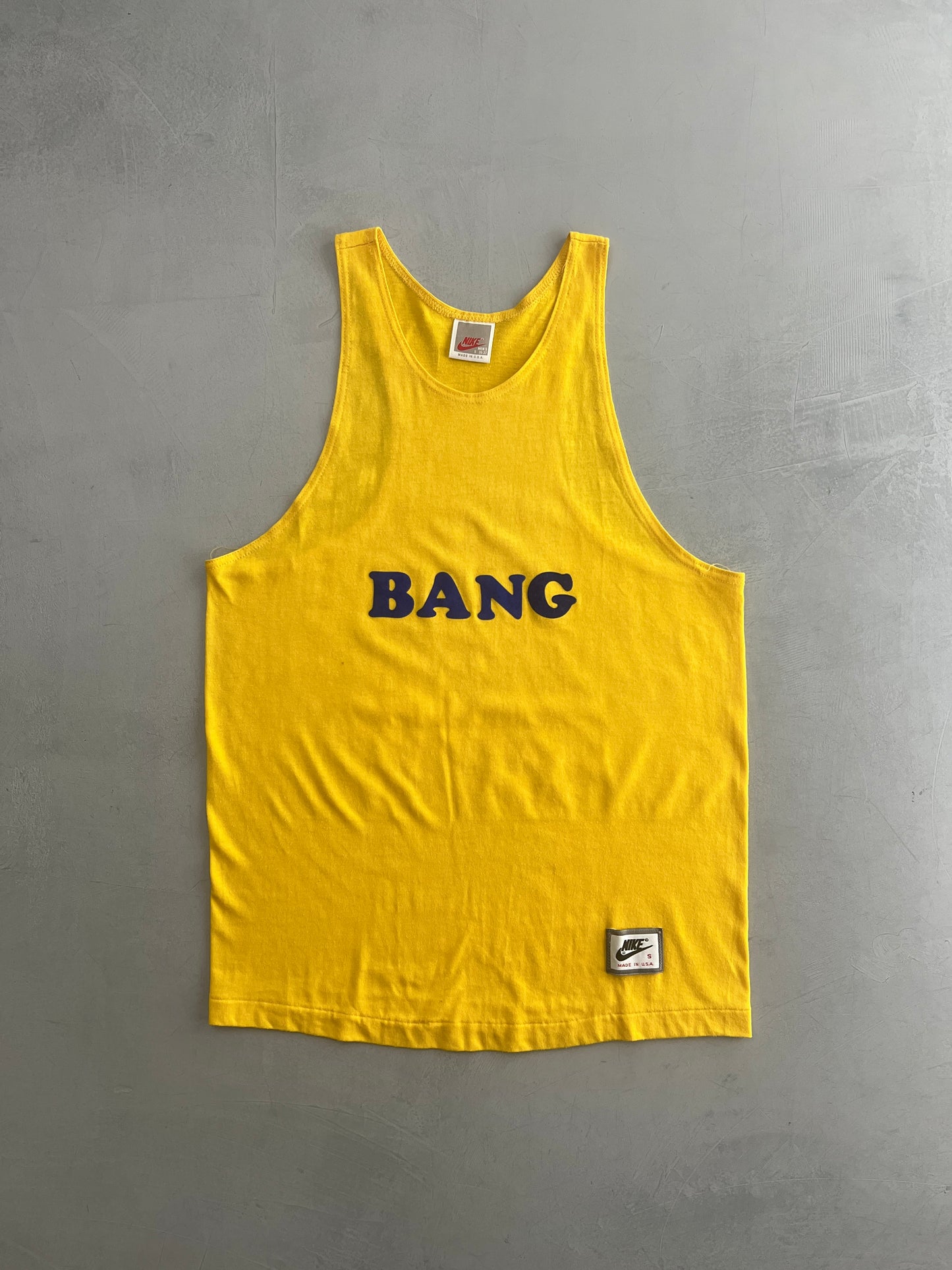 Nike Grey Tag 'BANG' Tank Top [S]