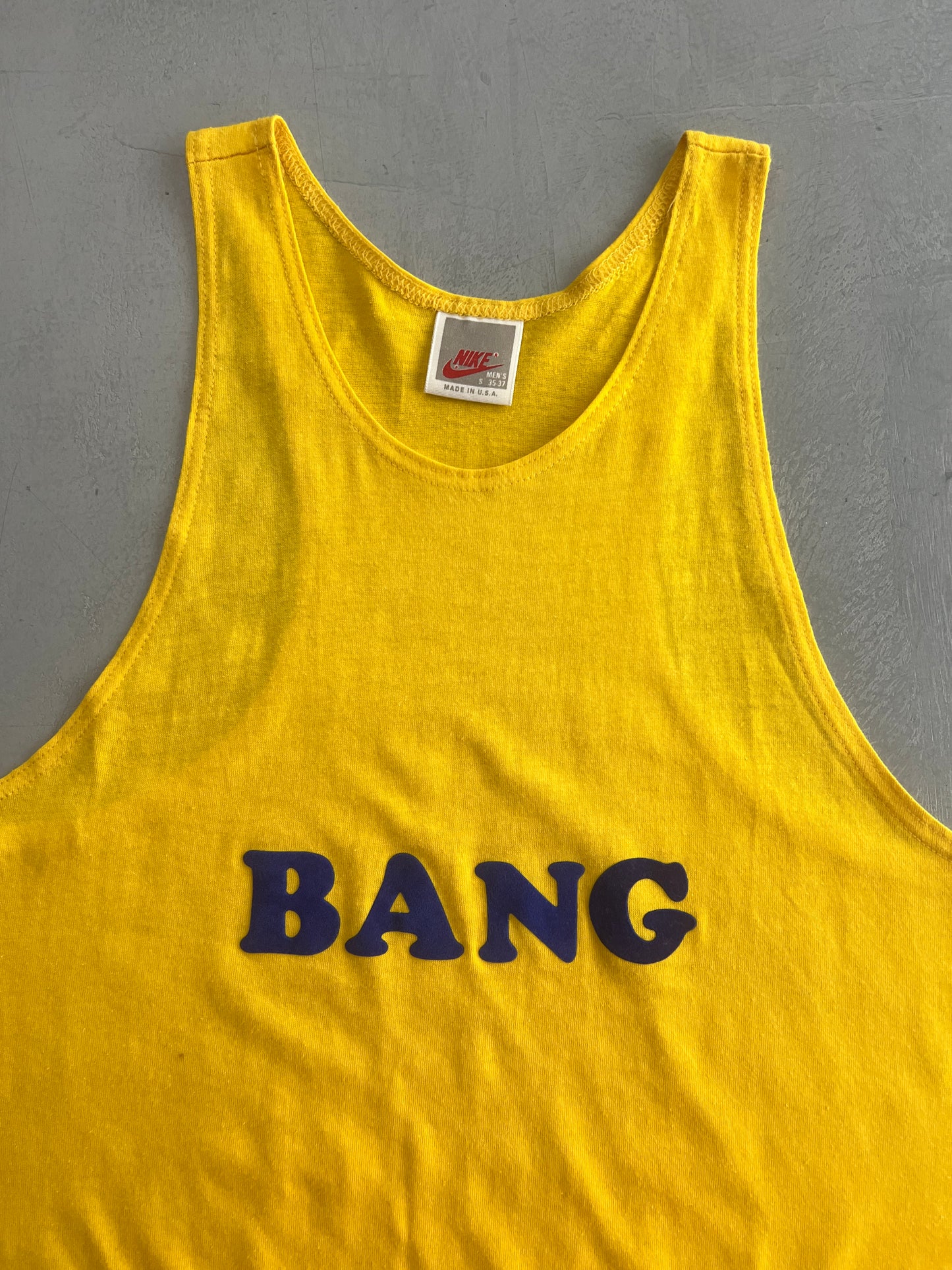 Nike Grey Tag 'BANG' Tank Top [S]