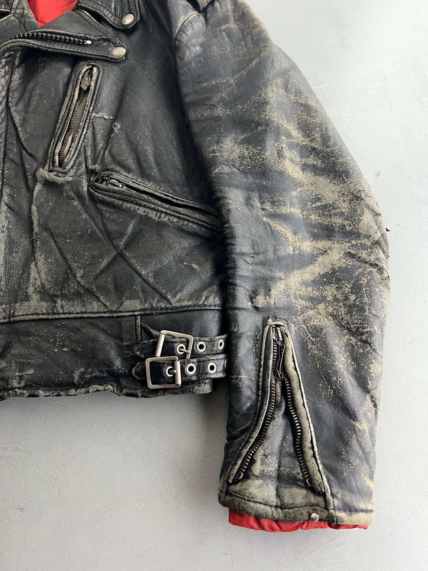 Thrashed Mascot Biker Jacket [M/L]