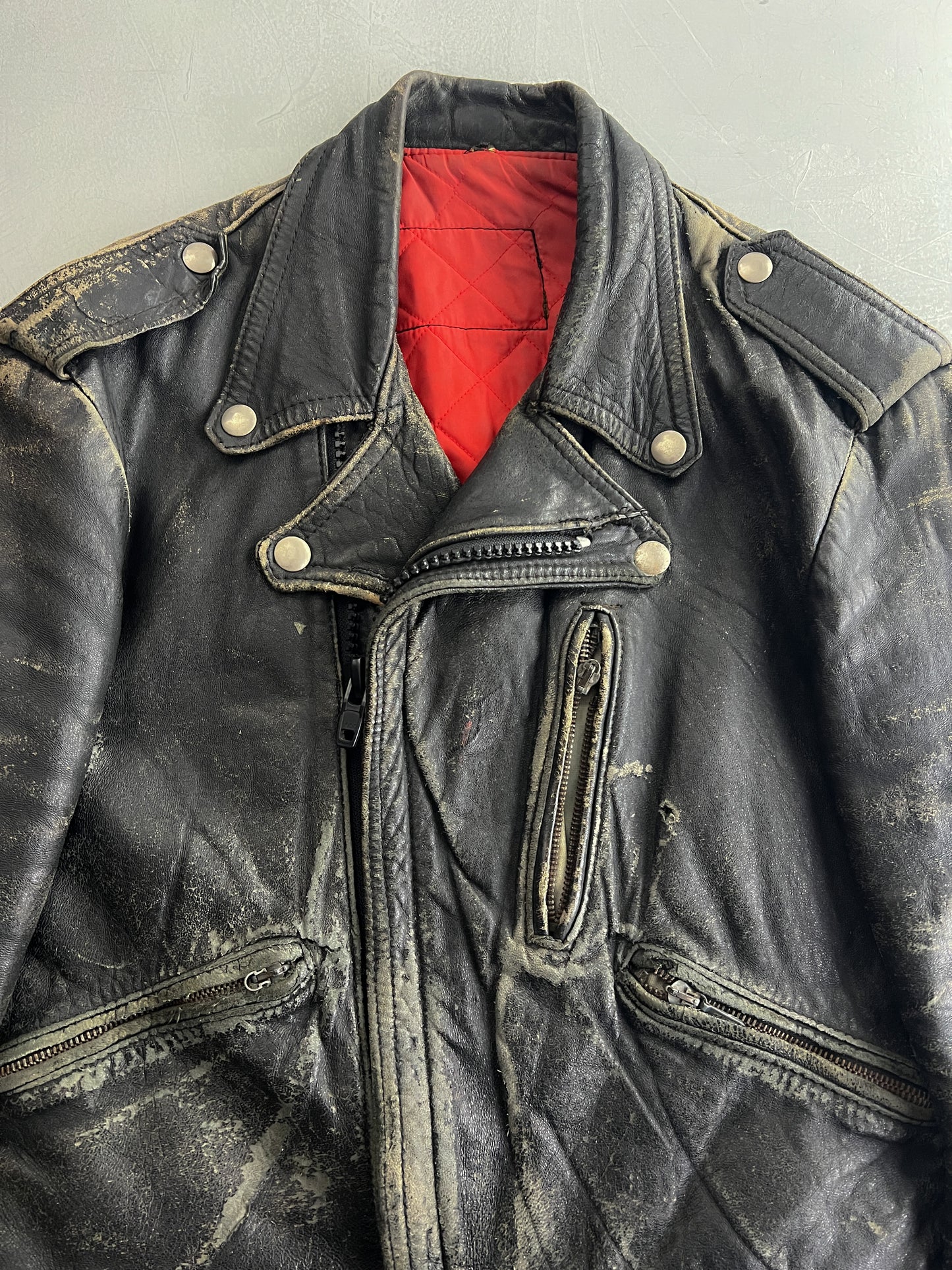 Thrashed Mascot Biker Jacket [M/L]