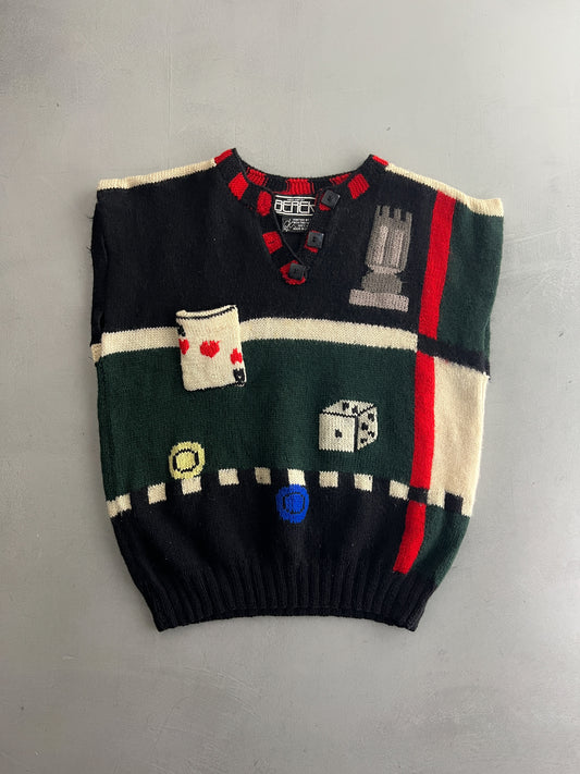 Knitted Gamblers Vest [M]