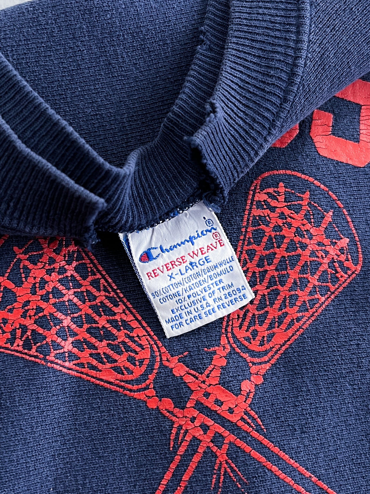 90's Champion Reverse Weave Syracuse Sweatshirt [L/XL]