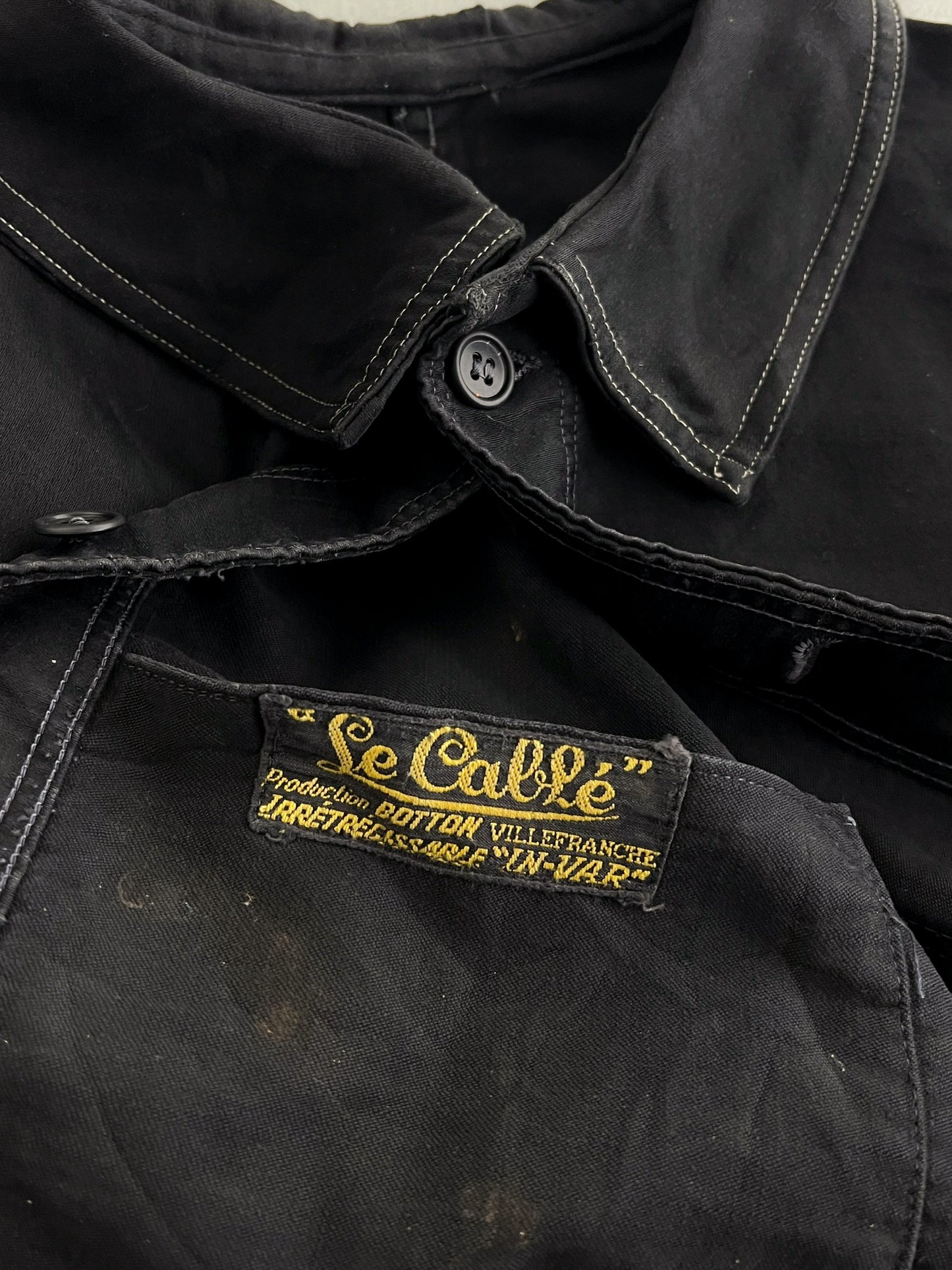 1930's French Moleskin Chore Jacket [L]