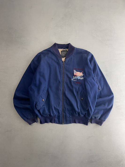 Avirex "Keep Em Flying" Flight Jacket [L]