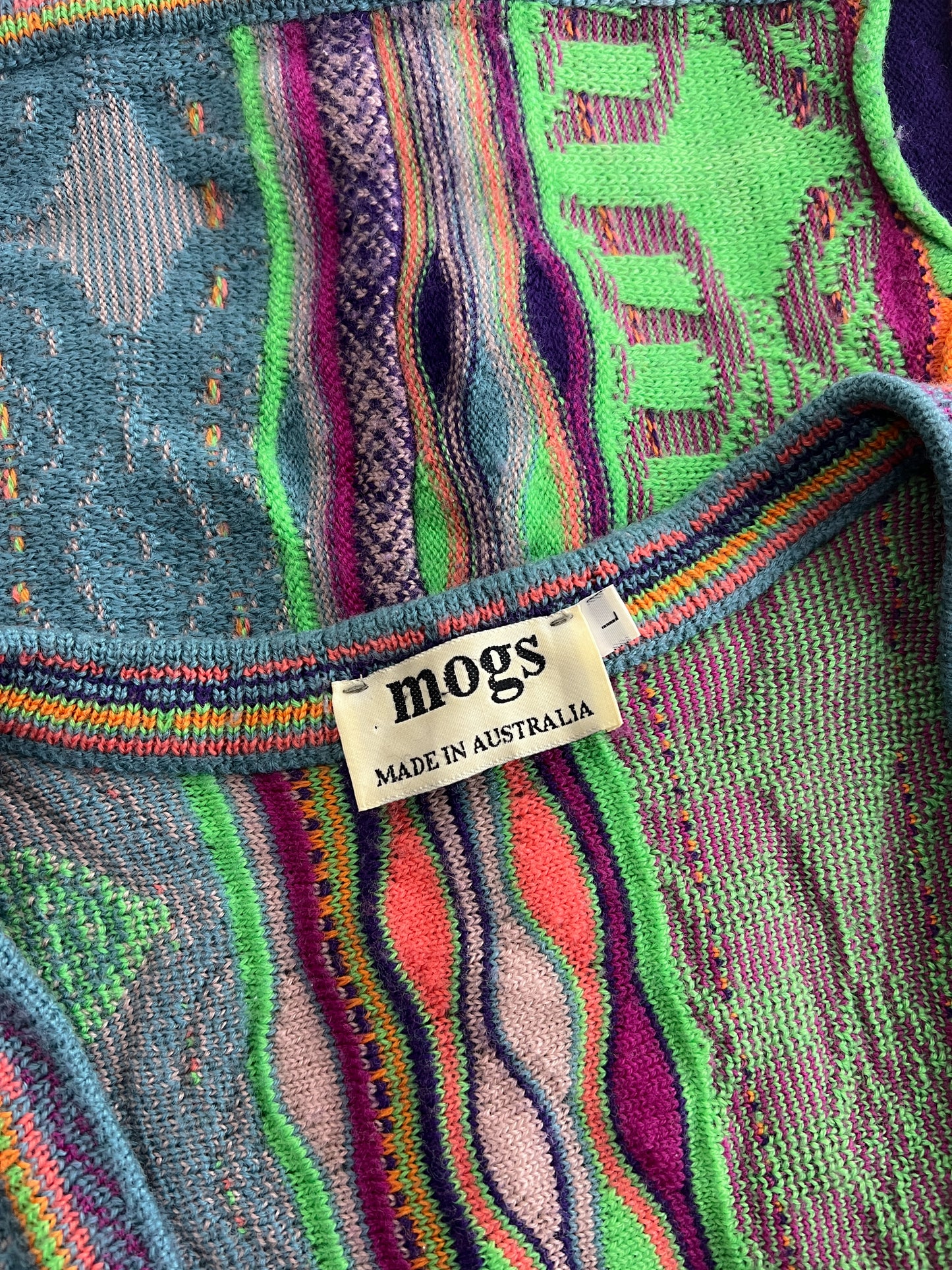 Mogs 'Coogi Style' Knit Vest [L]