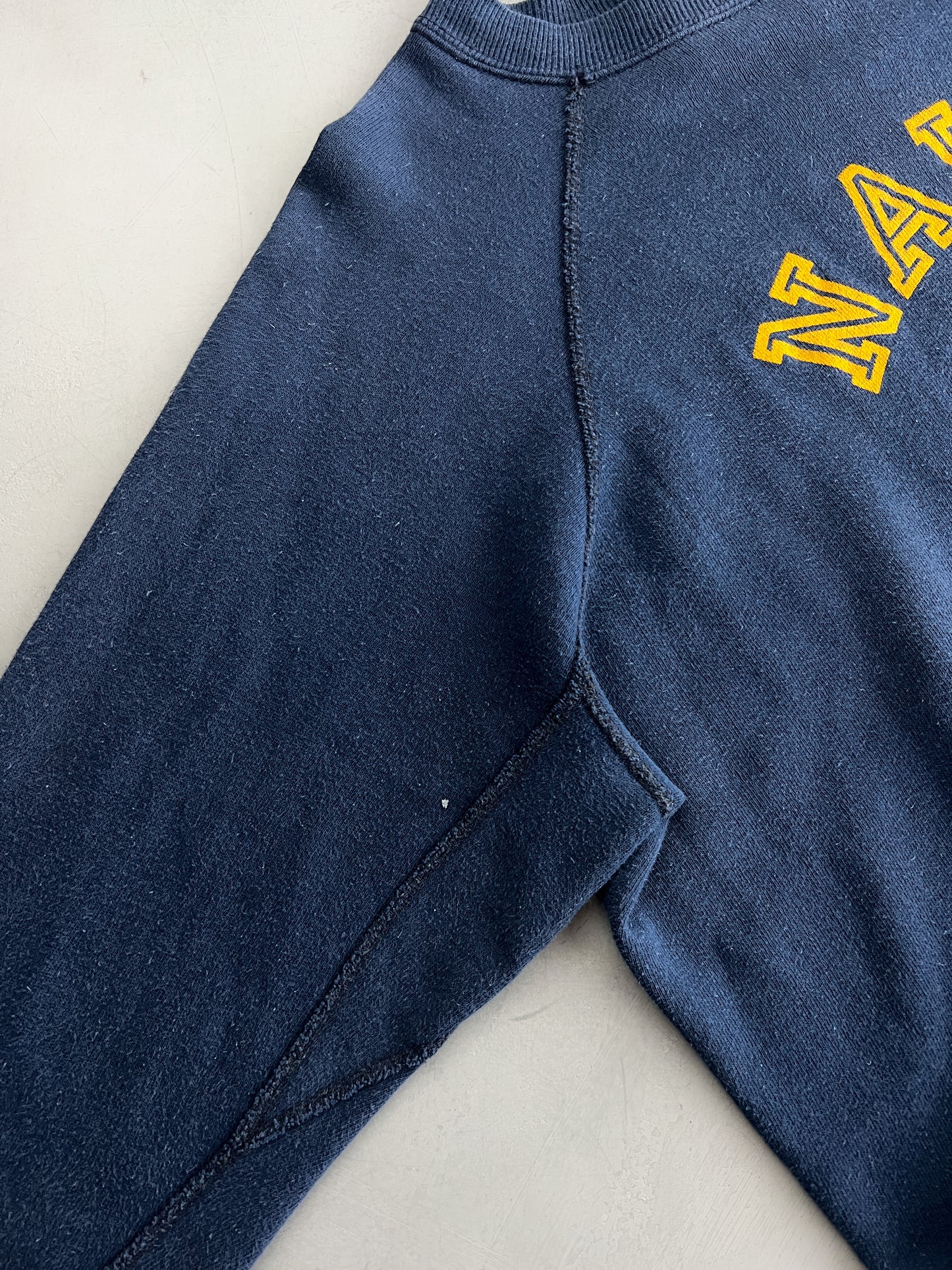 Faded 1960's Champion 'NAVY' Sweatshirt [M]