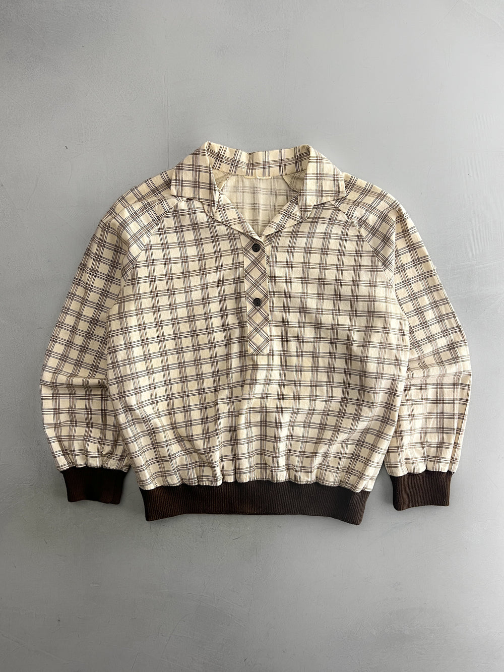 50's French Cotton Pullover [XS]