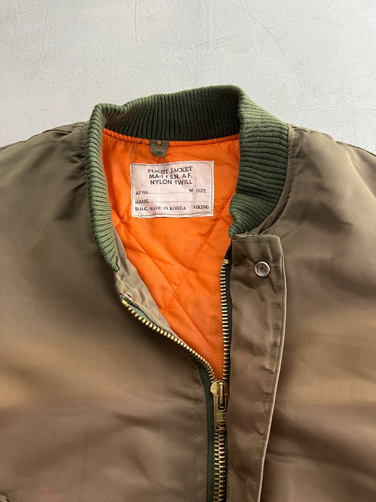 80's MA-1 Flight Jacket [S/M].