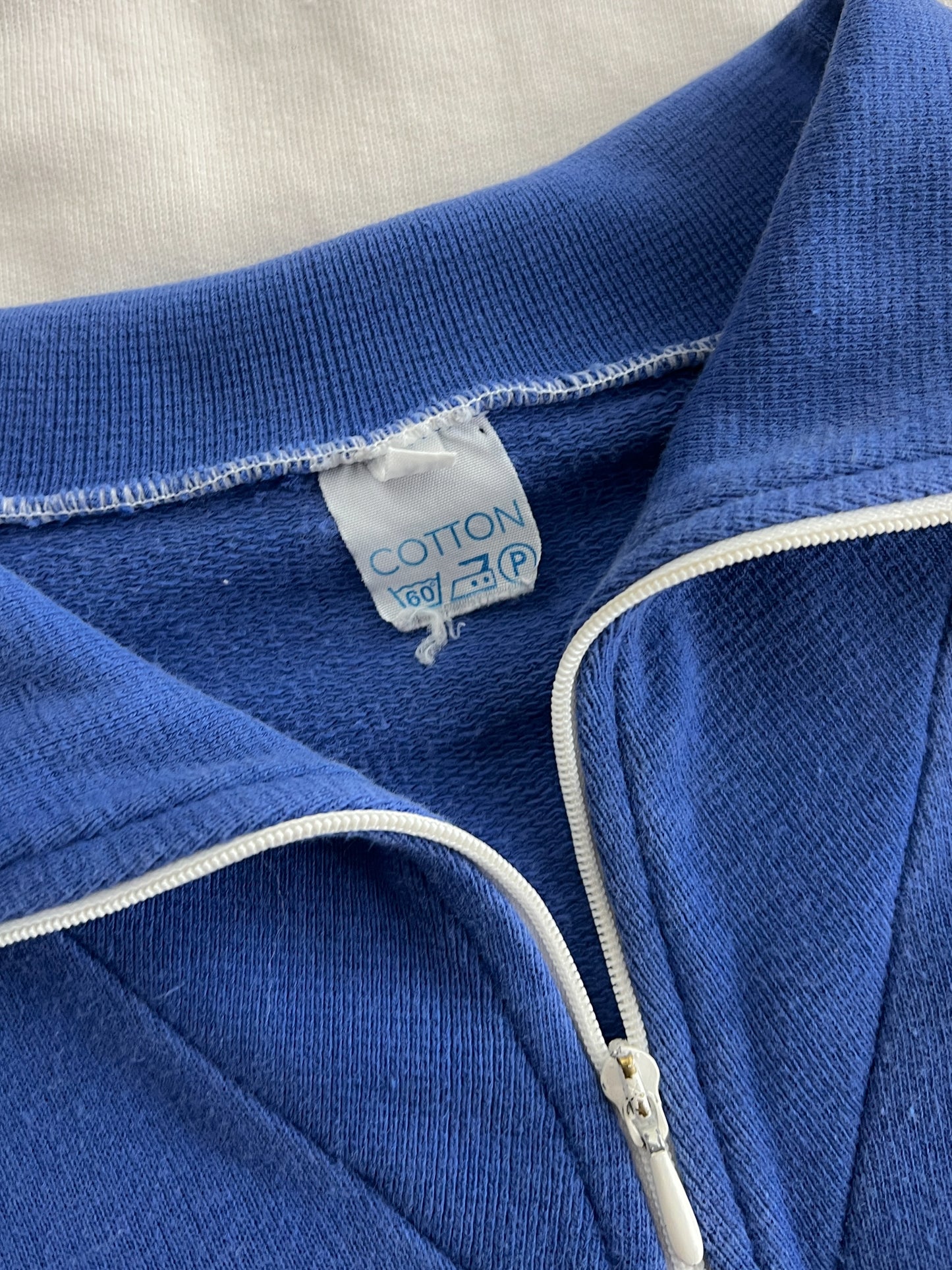 70's Suomi Quarter Zip Sweatshirt [L/XL]