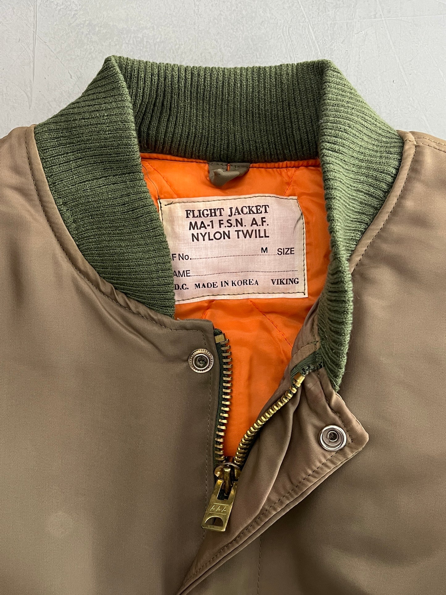 80's MA-1 Flight Jacket [S/M]