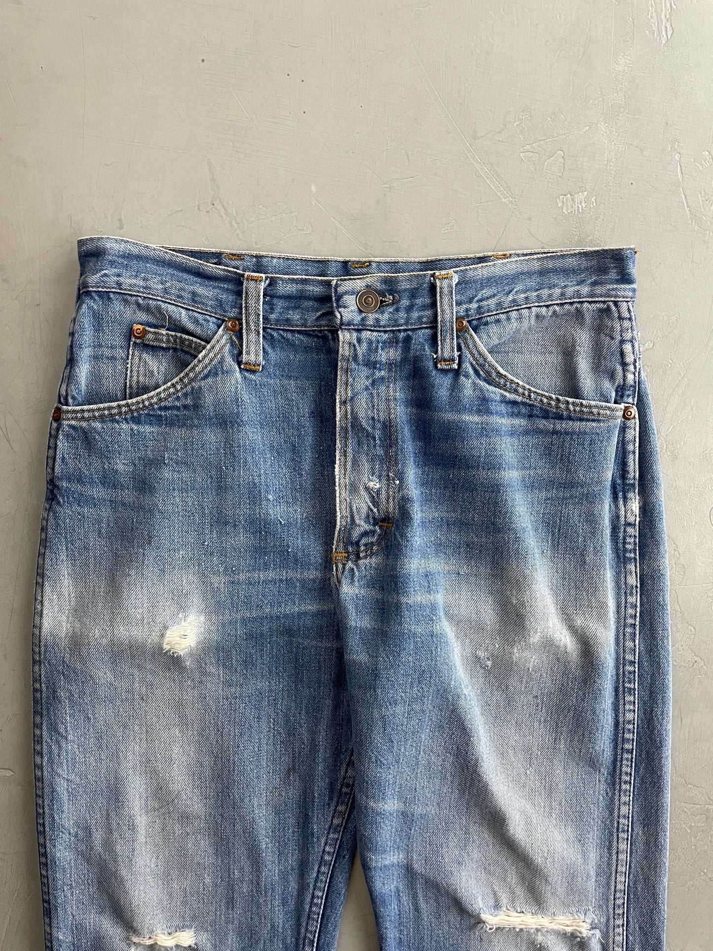 70's Ranchcraft Thrashed Jeans [30"]