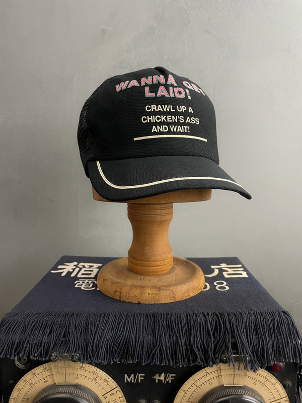 "Wanna Get Laid" Trucker Cap