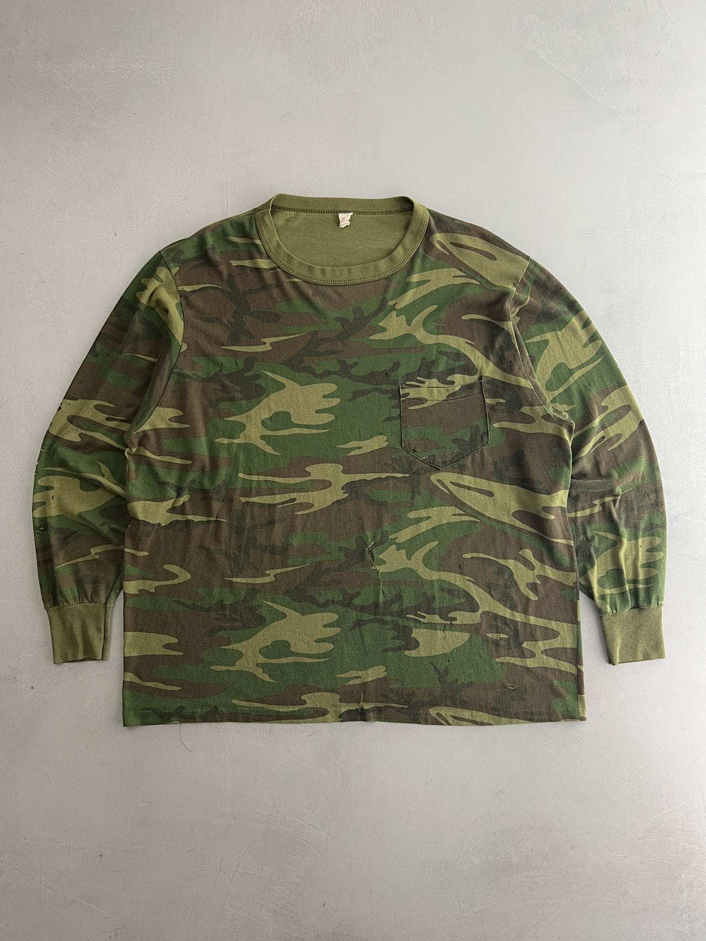 Sun-faded Camo Pocket Tee [XL]