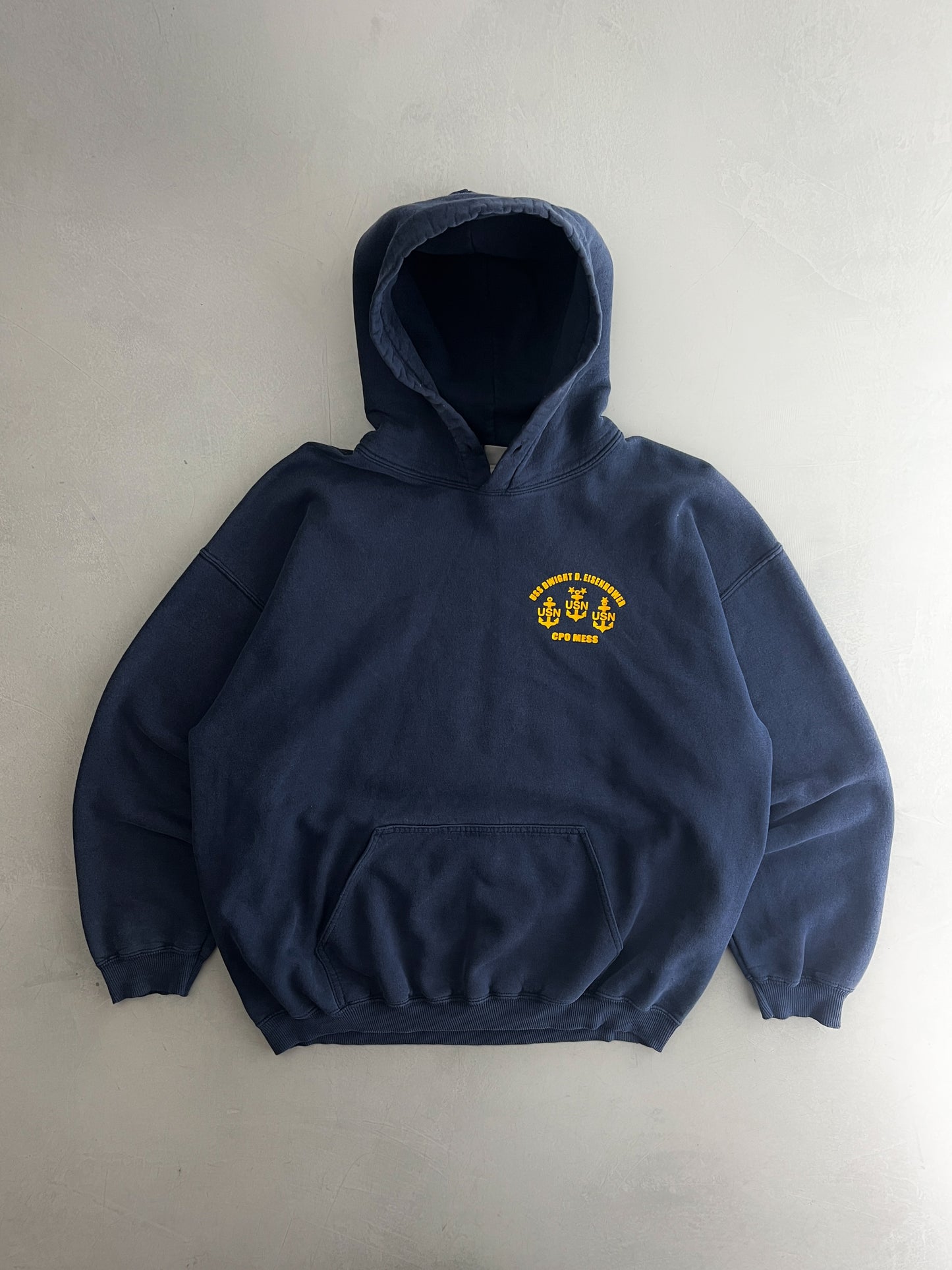 Faded U.S.N. Hoodie [XL]