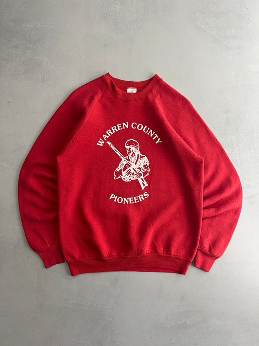 90's Warren County Pioneers Sweatshirt [L]
