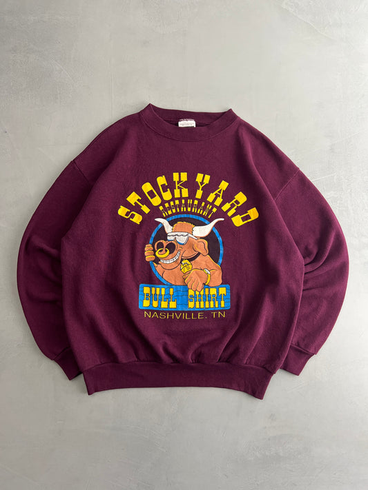 90's 'Bull Shirt' Nashville Sweatshirt [L/XL]