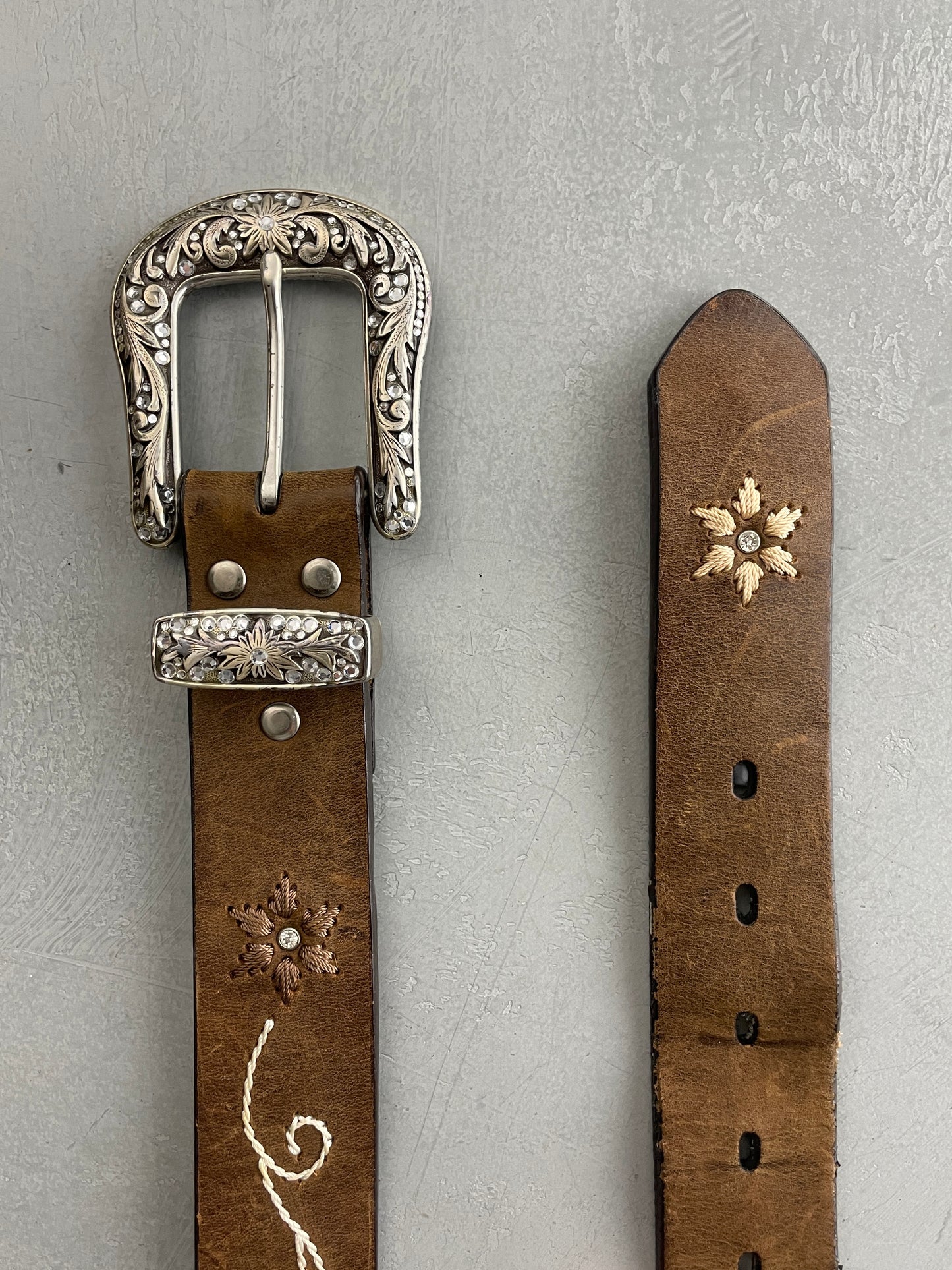 Floral Western Belt [31"-36"]