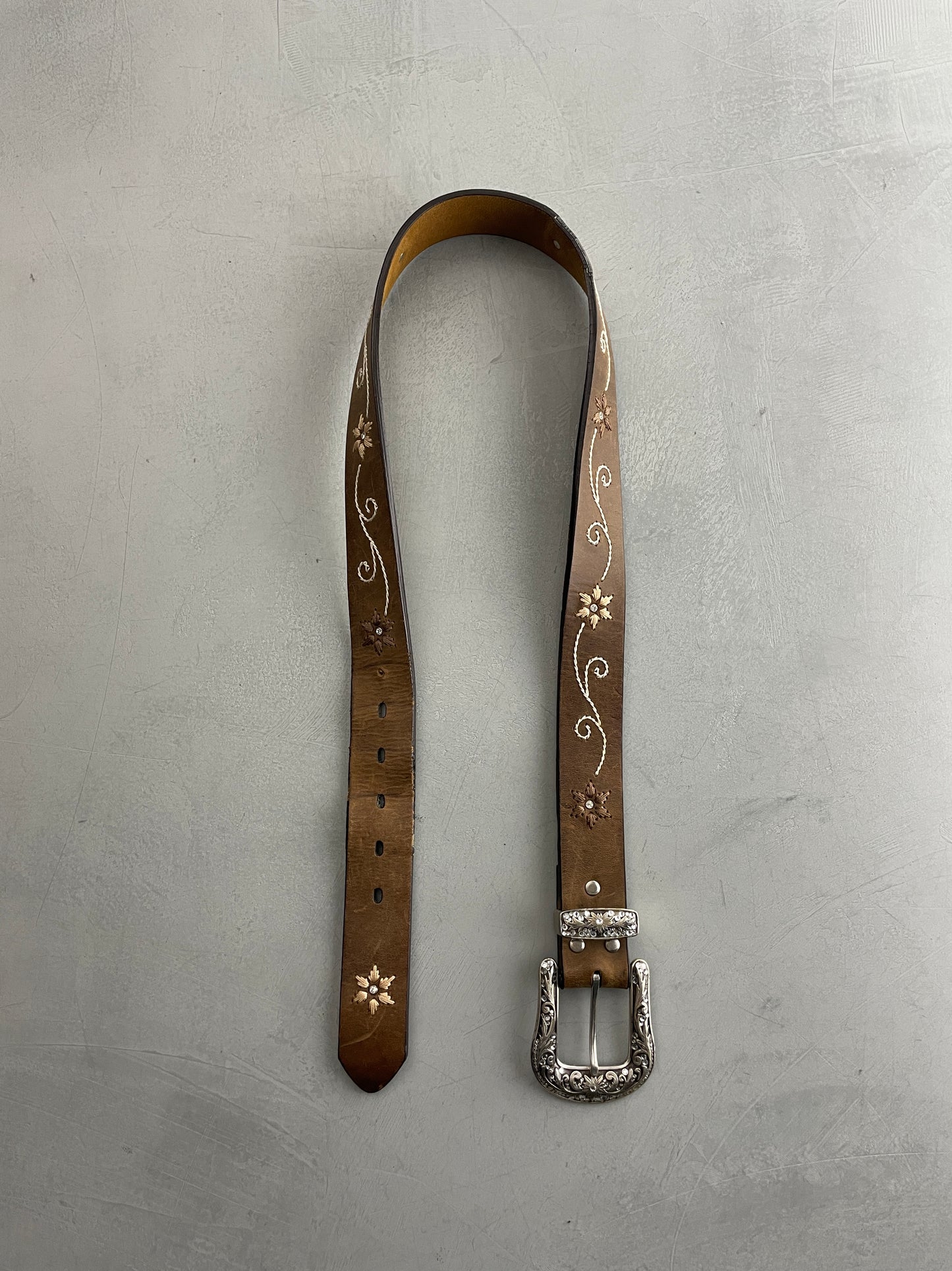 Floral Western Belt [31"-36"]