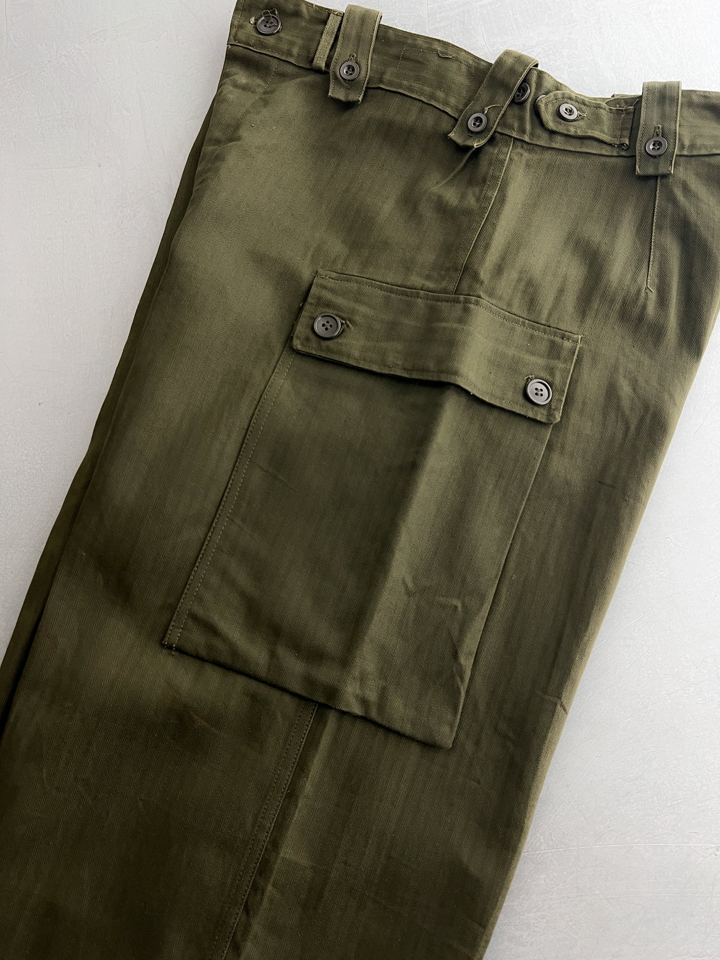 60's Dutch Army H.B.T. Field Pants [34"]