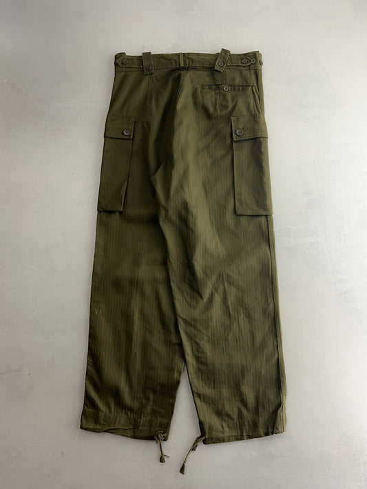 60's Dutch Army H.B.T. Field Pants [34"]