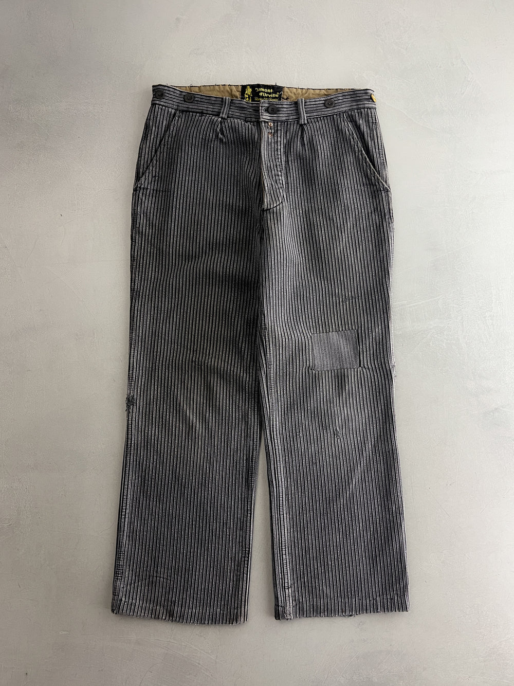 1950's French Salt n Pepper Work Pants [32"]