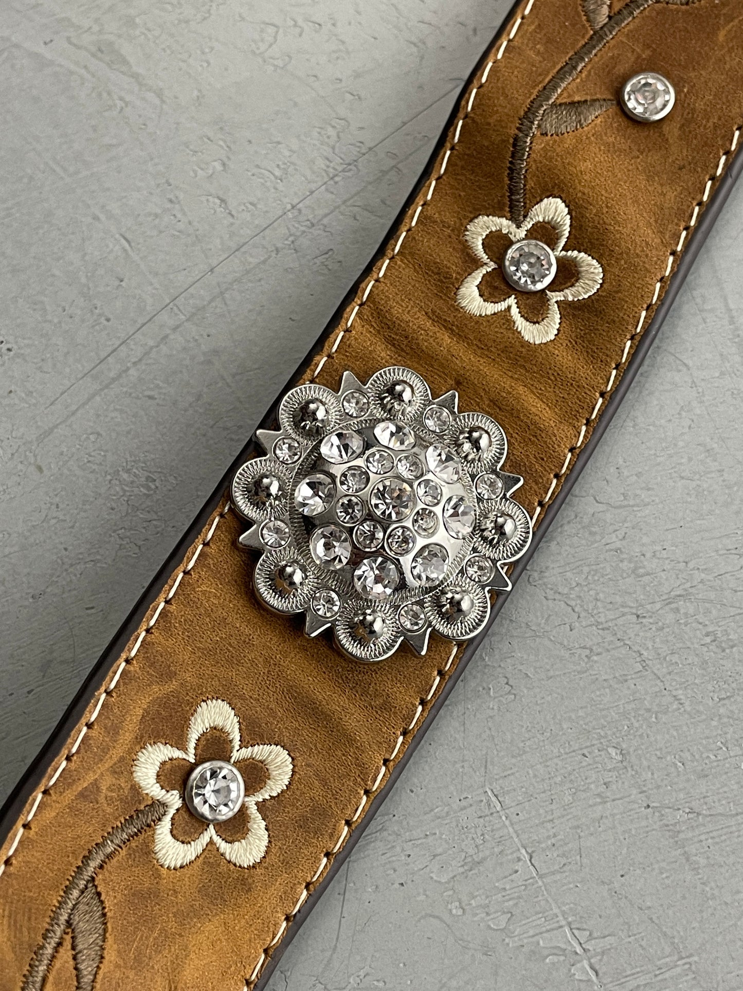 Rhinestone Western Belt [27.5"-31.5"]