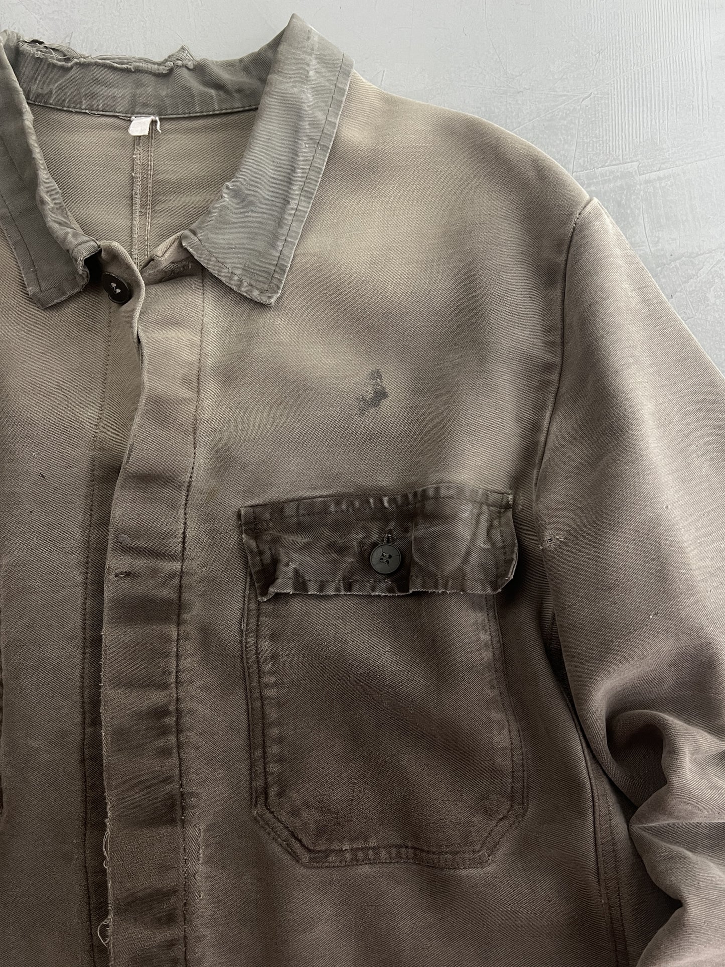 Faded French Moleskin Chore Jacket [L]