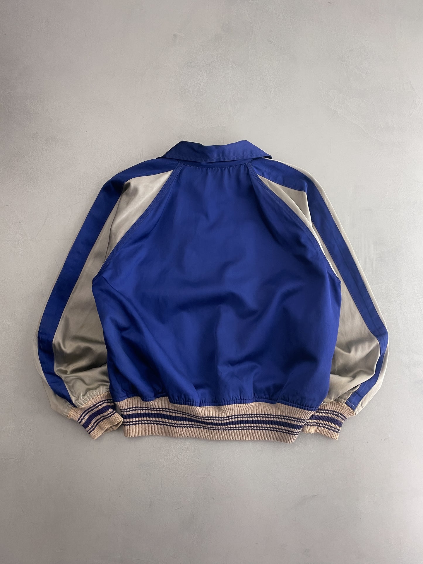 60's Holt's Satin Varsity Jacket [M]