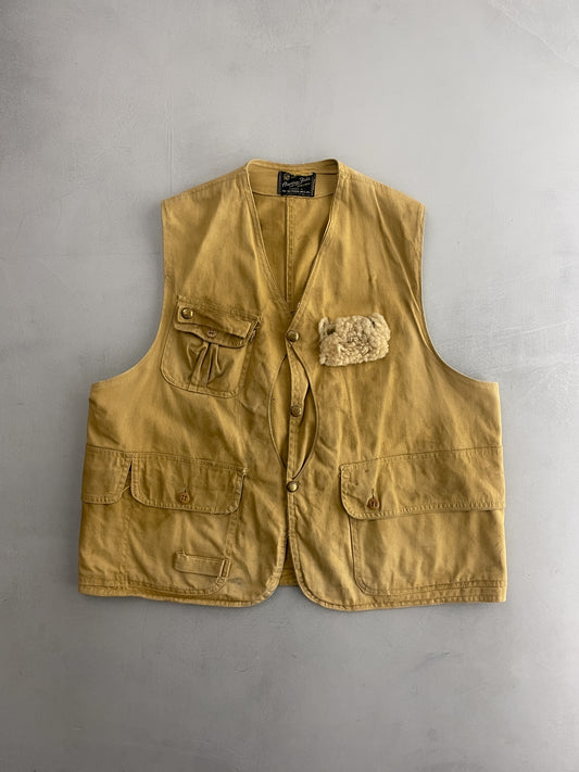 40's Half-Moon Duck Cloth Hunting Vest [M]