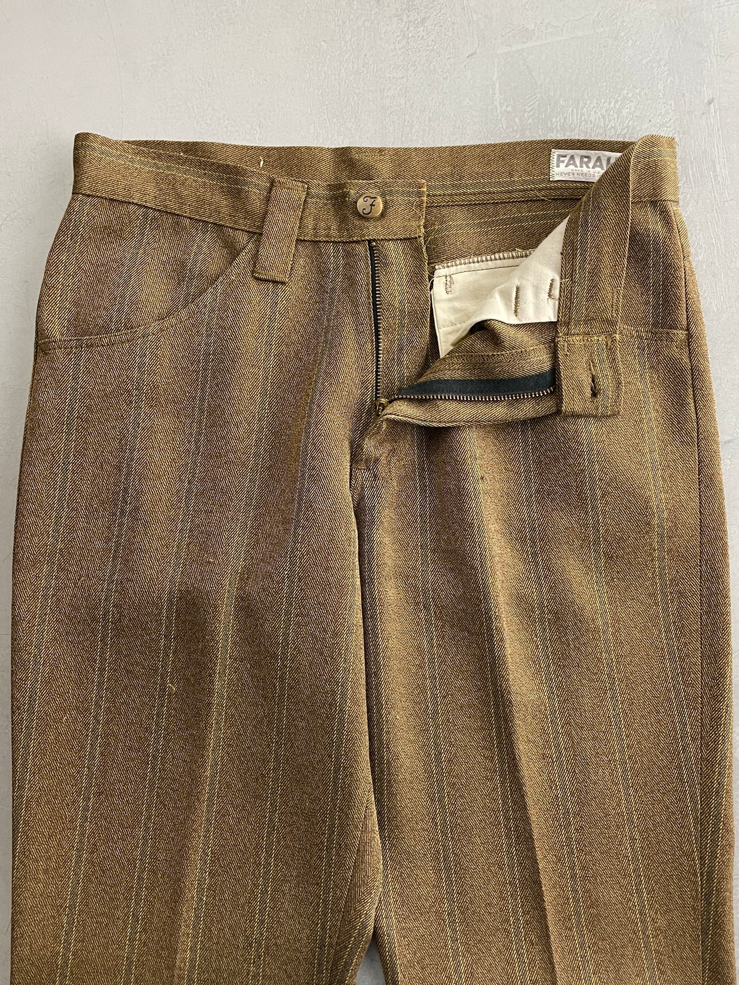 70's Farah Perm-Press Pants [31"]