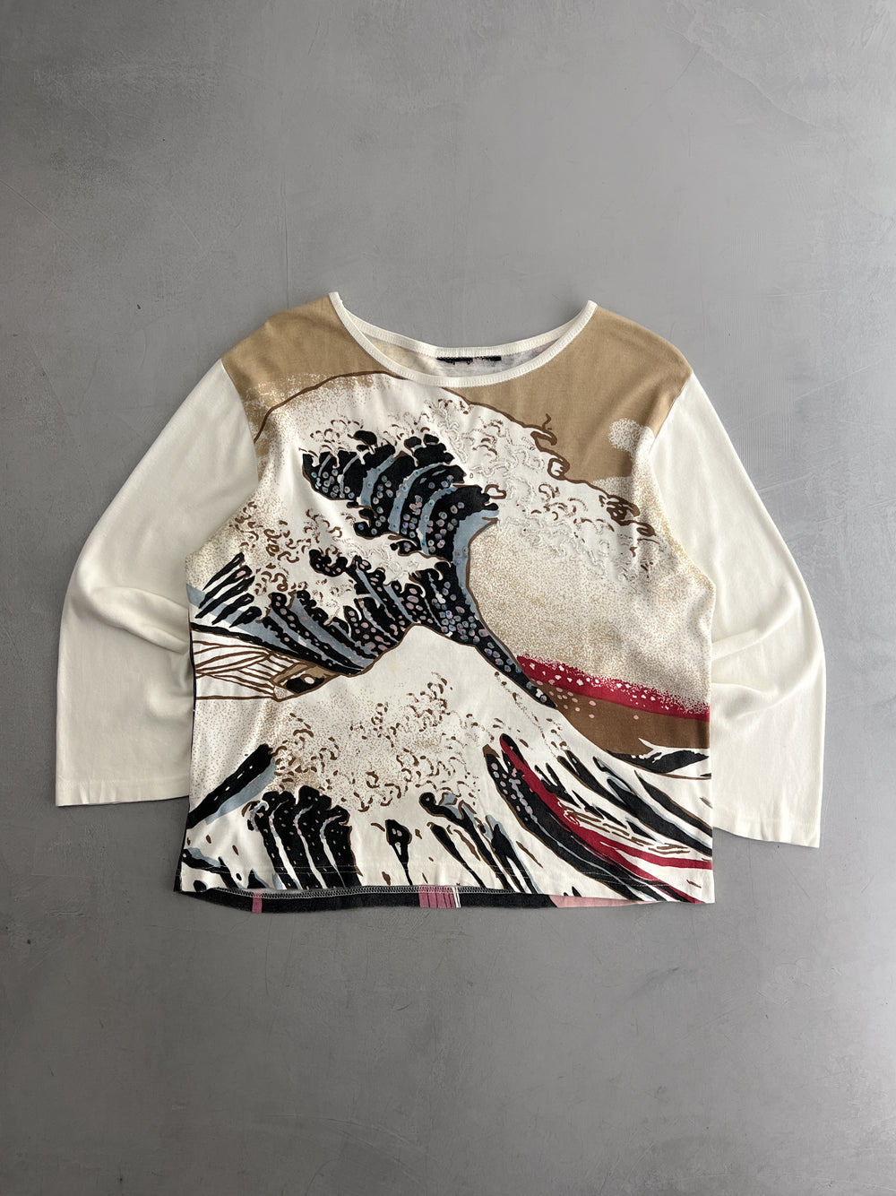 Japanese Print Long Sleeve Tee [L]