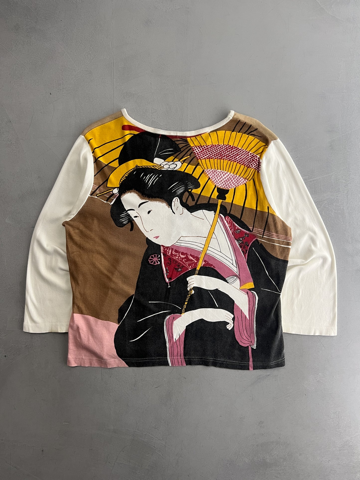 Japanese Print Long Sleeve Tee [L]