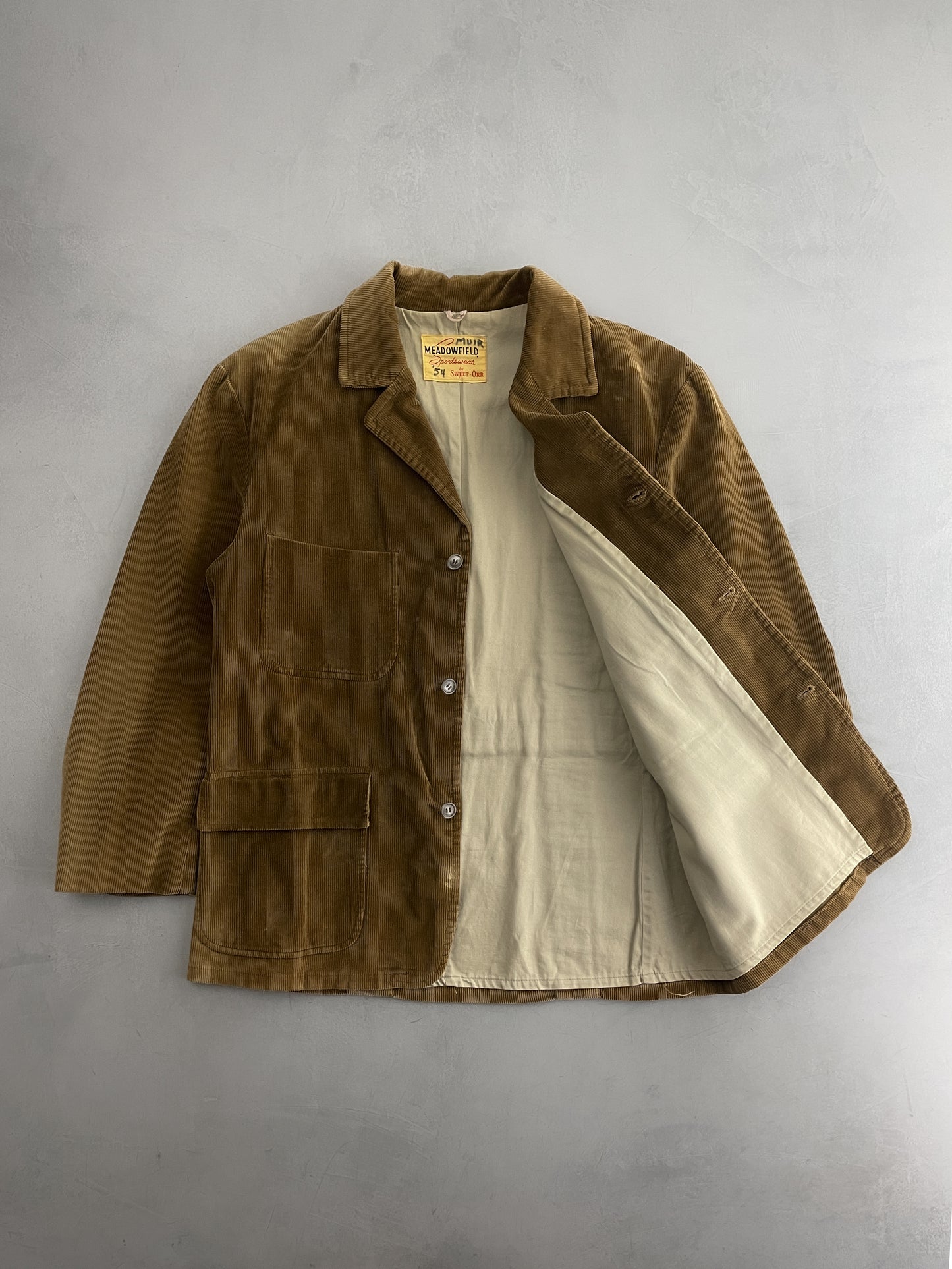 60's Sweet-Orr Cord Norfolk Jacket [XL]