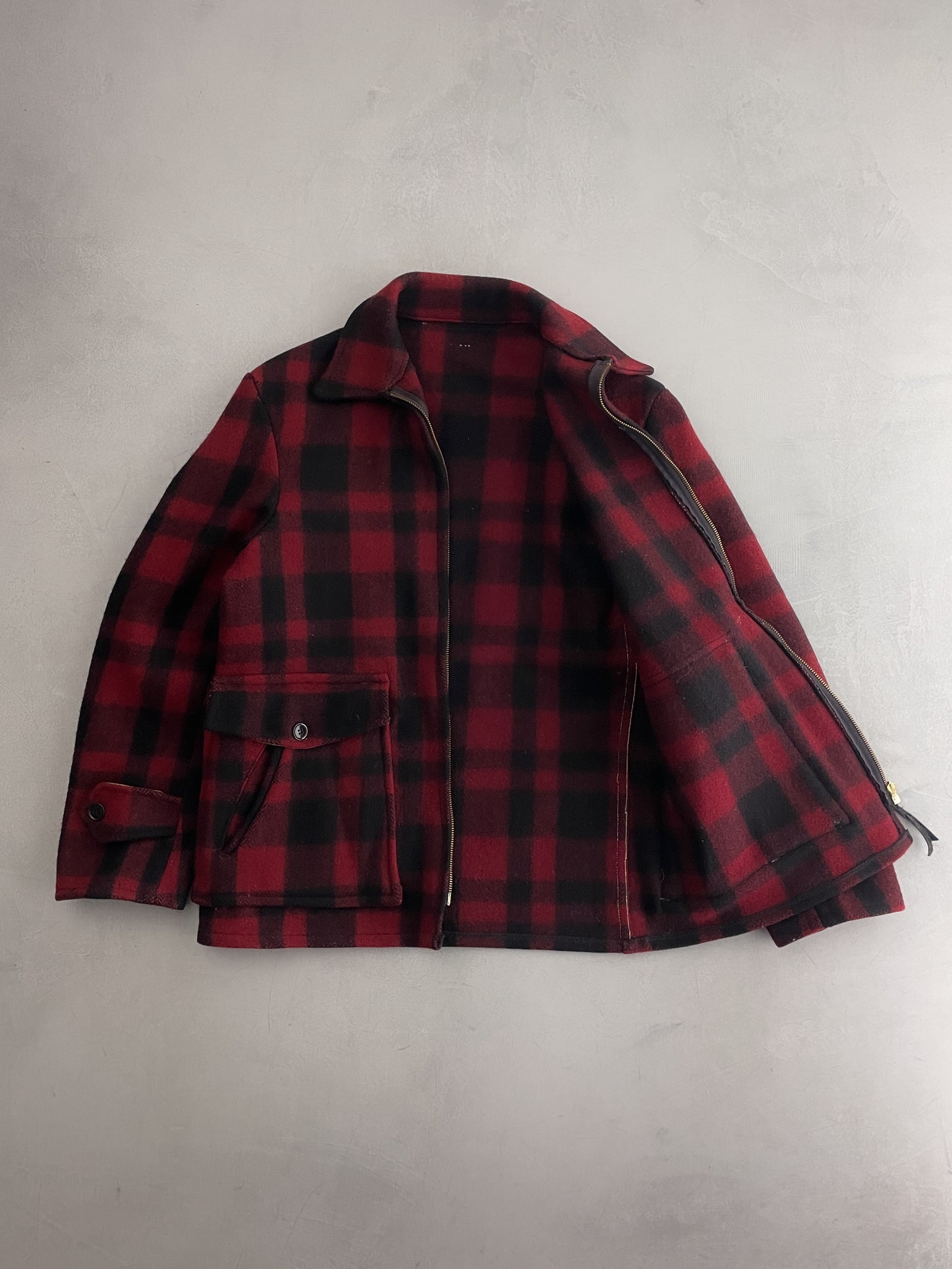 40's Bufallo Plaid Hunting Jacket [M]