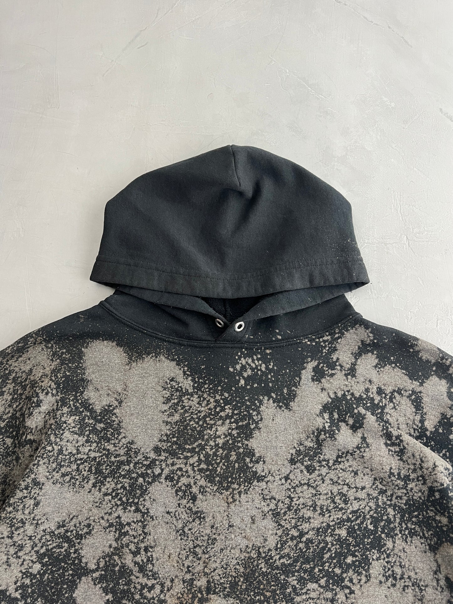 Bleached Fruit of the Loom Hoodie [L]