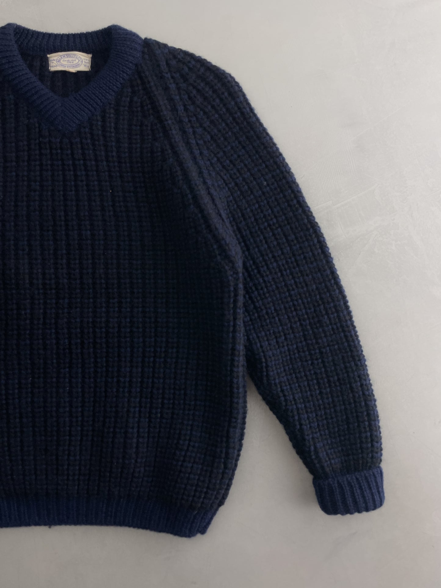 60's British V-Neck Sweater [M]