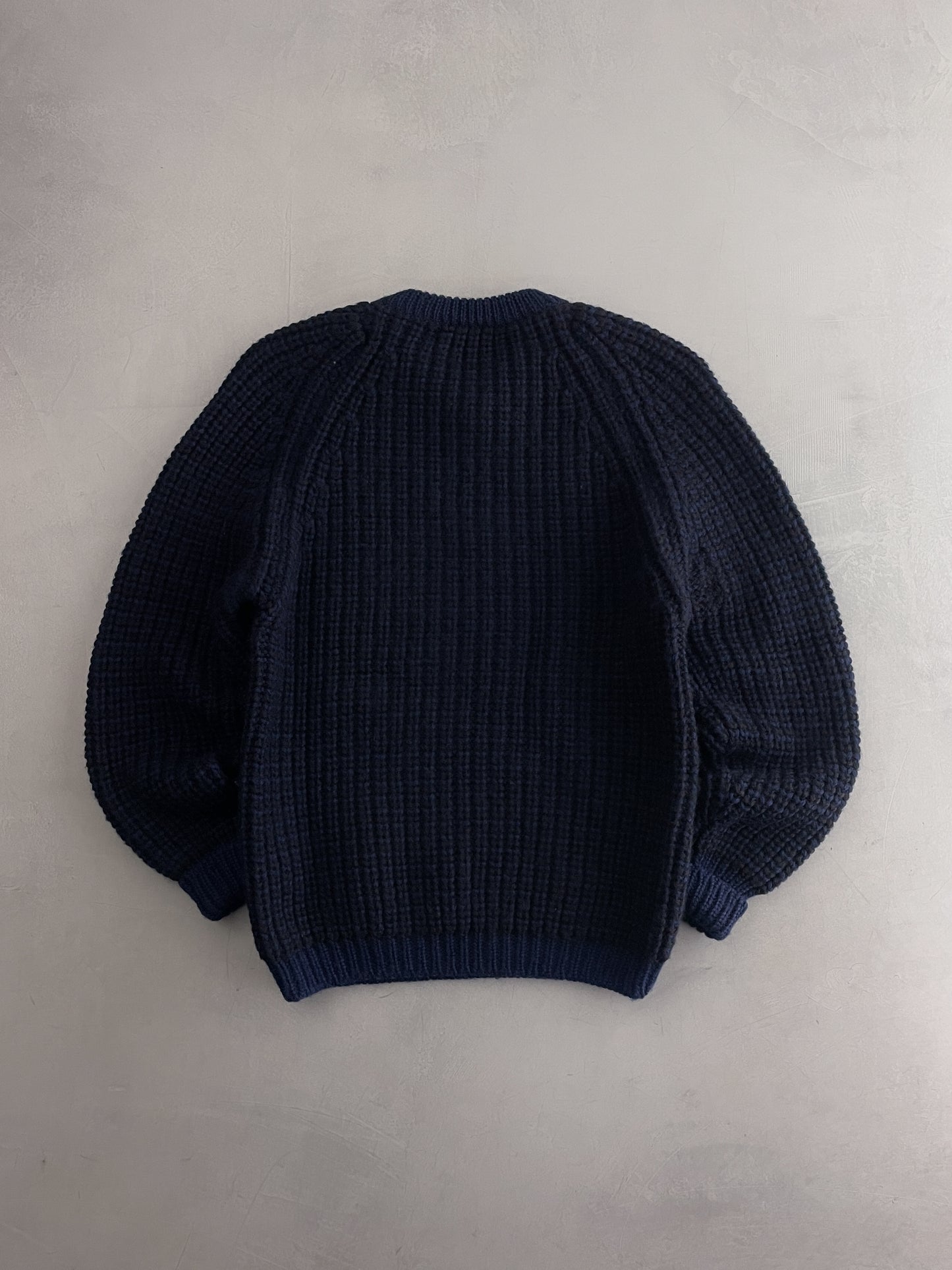 60's British V-Neck Sweater [M]