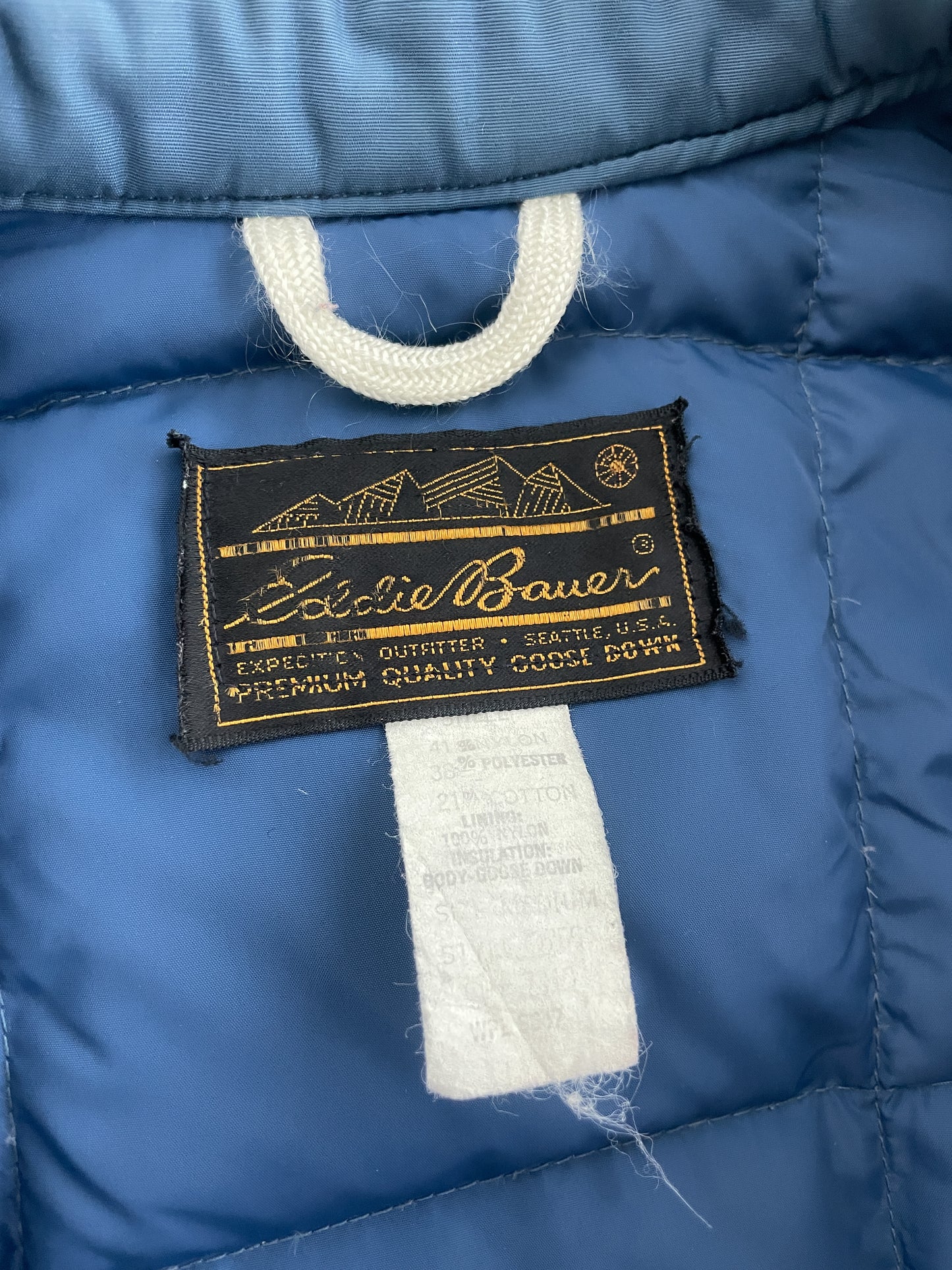 70's Eddie Bauer Quilted Down Jacket [M]