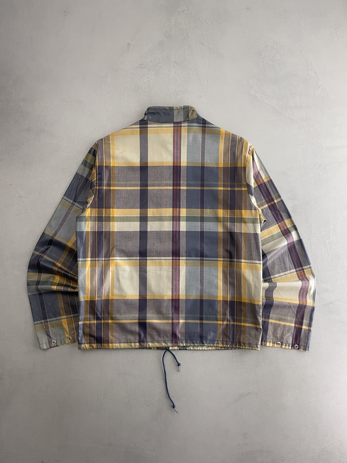 70's Campus Madras Windbreaker [L]