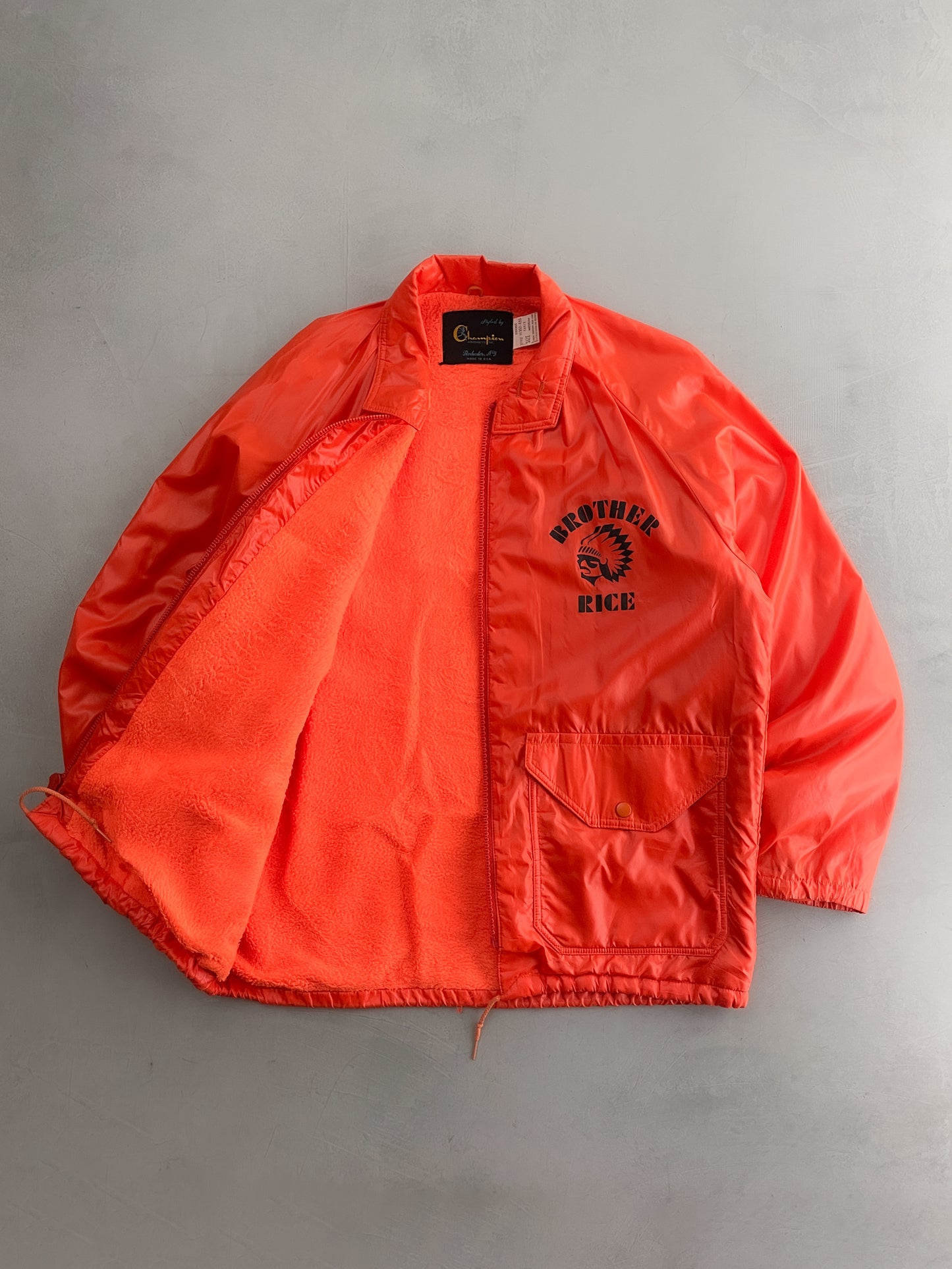 70's Champion Running Man 'Brother Rice' Windbreaker [L]