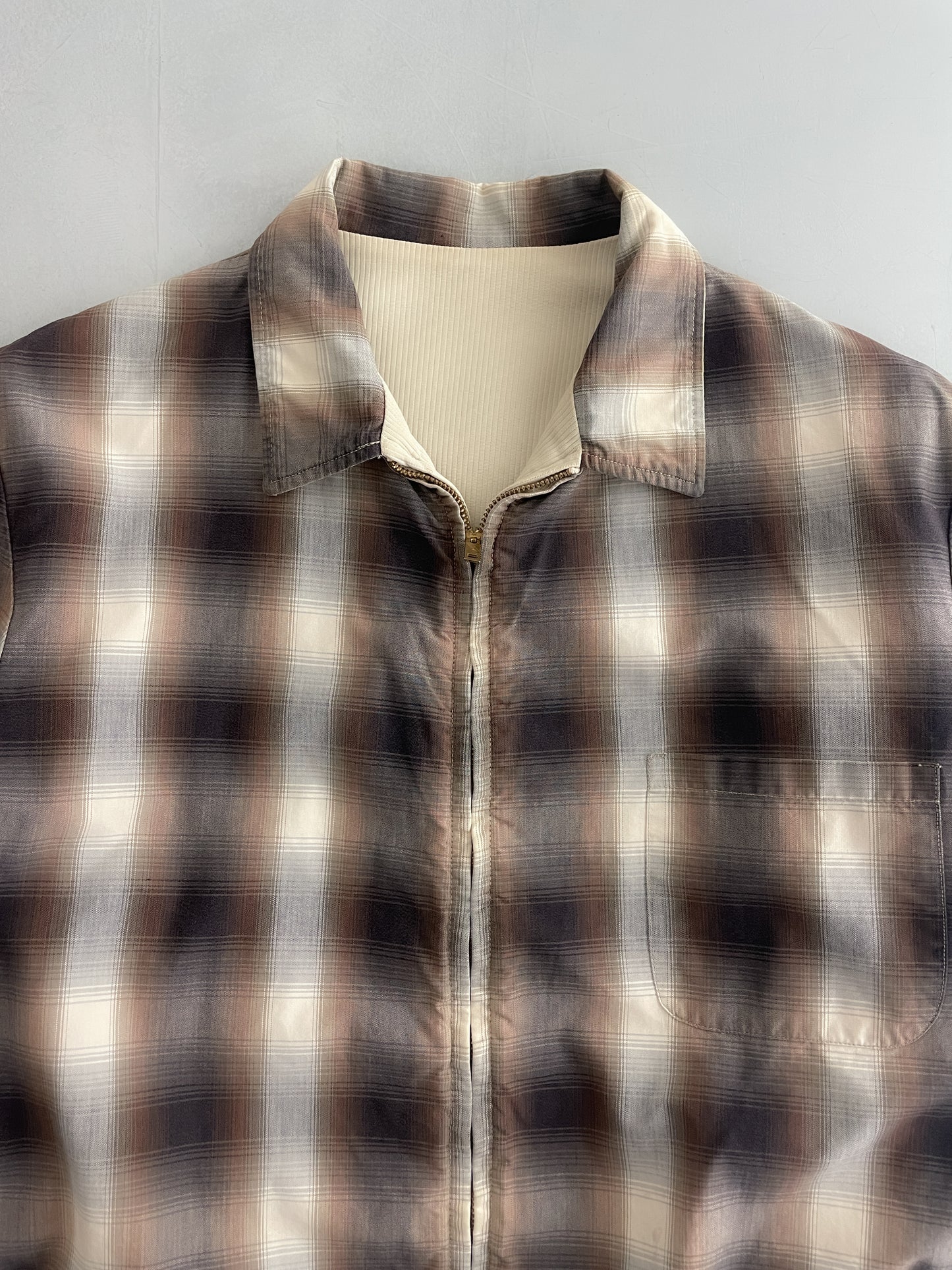 60's McGregor Reversible Plaid Jacket [M/L]