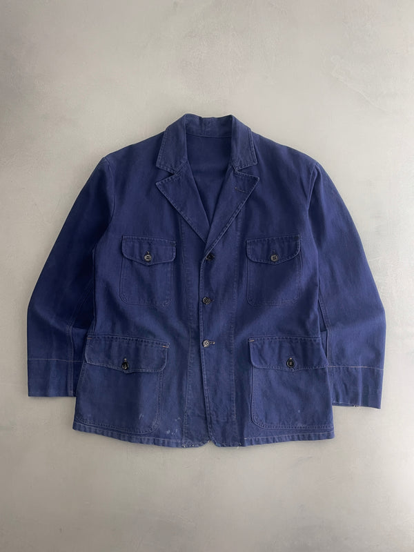 50's Au Molinel French Indigo Work Jacket [M]