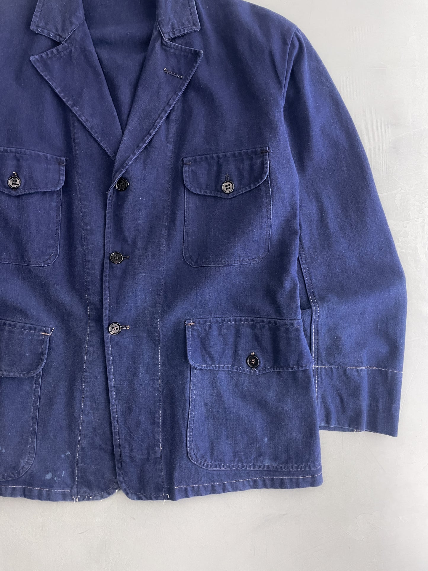 50's Au Molinel French Indigo Work Jacket [M]