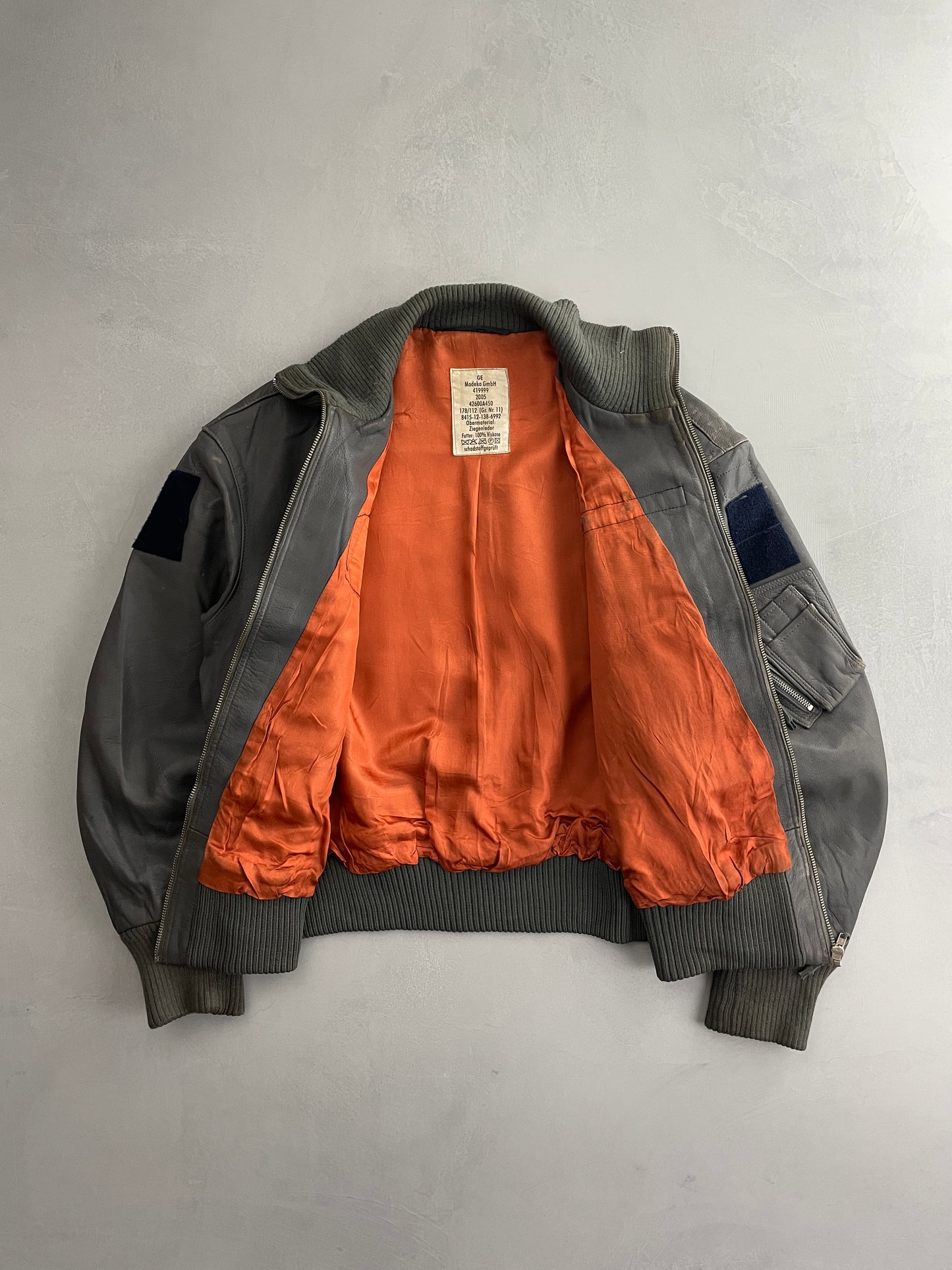 Leather Flight Jacket [XL]