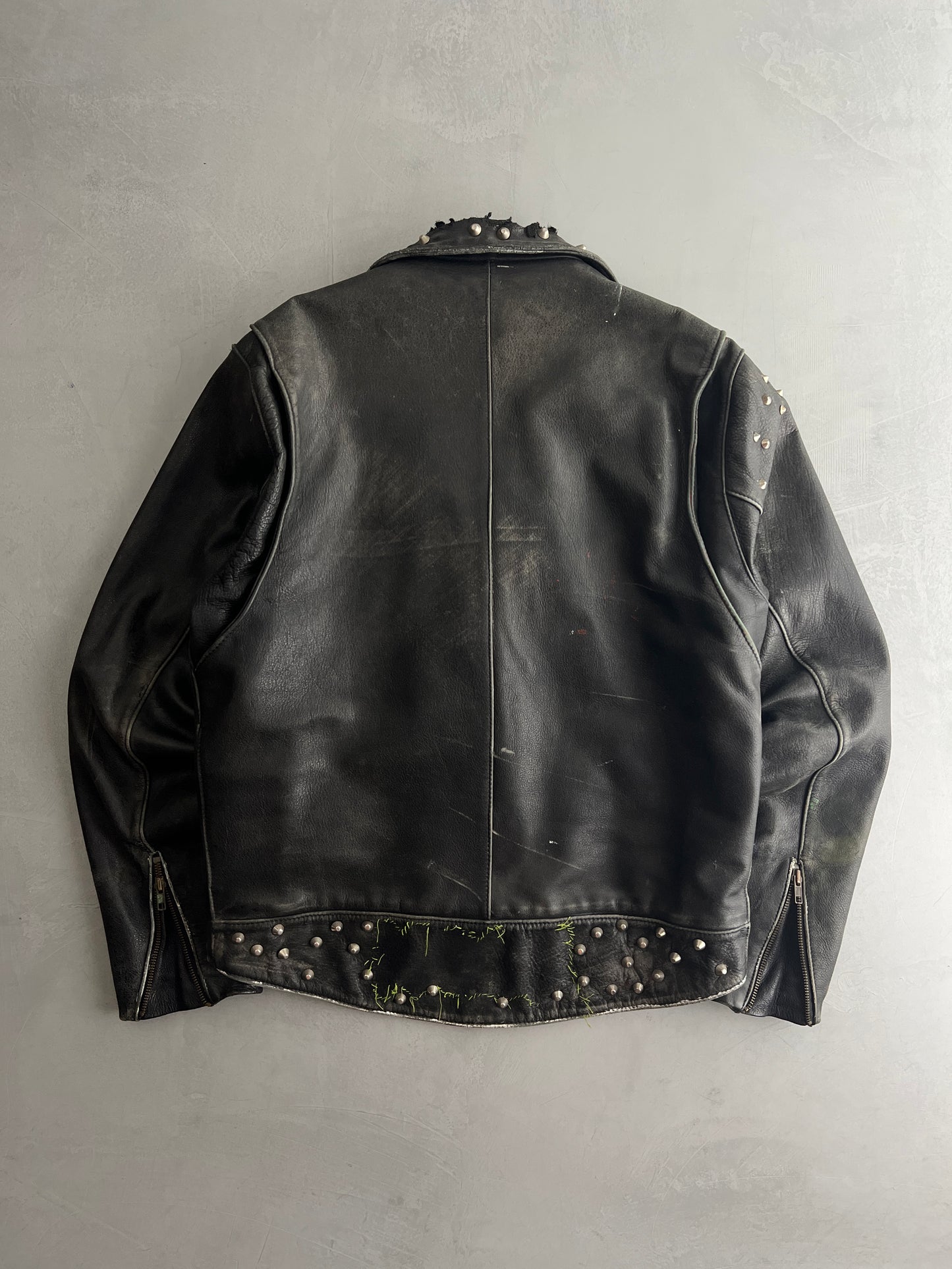 Studded Biker Jacket [L]