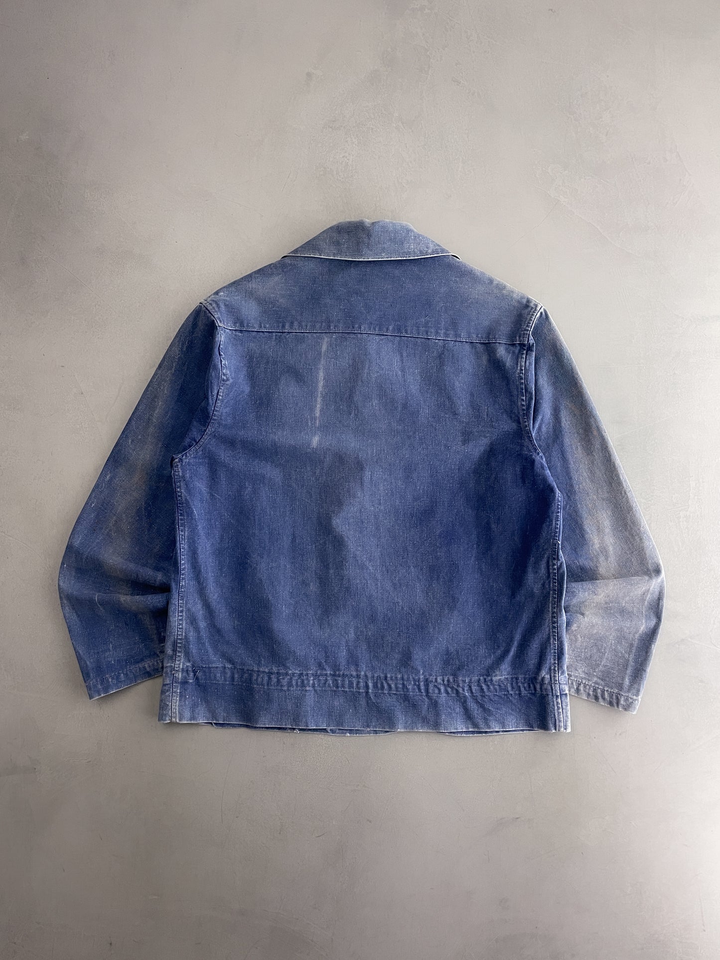 60's French Indigo Sailing Smock [L]