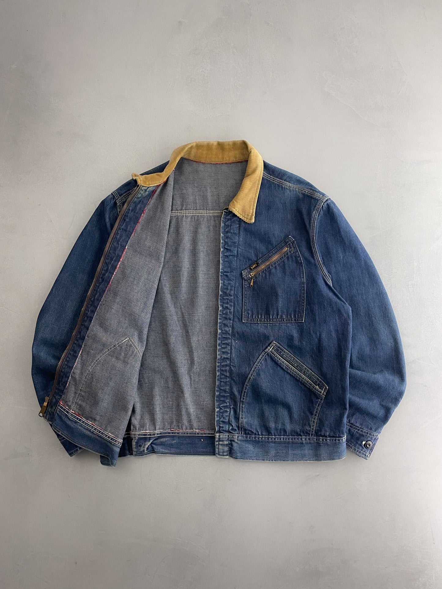 60's Lee 191-LB Denim Work Jacket [XL]